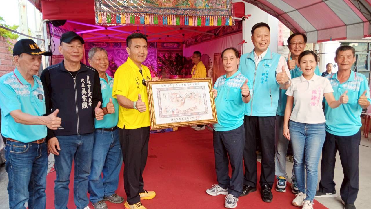 2025歲次乙巳年八月十八，朝聖宮設紅壇站恭迎大庄媽回鑾